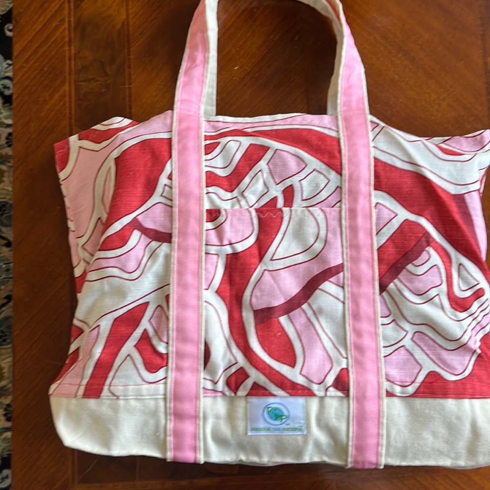 Handmade Eco friendly tote bag, one of a kind made from repurposed materials